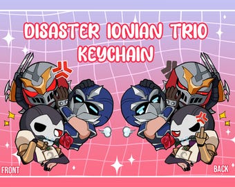 Jhin Shen Zed Keychains