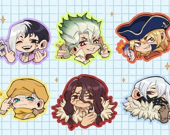 Dr Stone Sticker Sheet | A6