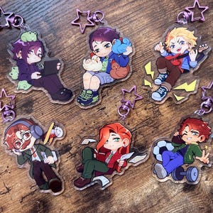 Stardew Valley Bachelors Keychain | Double-sided | 3 in | Acrylic