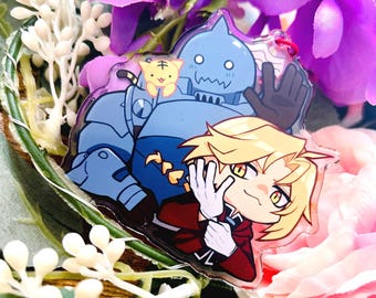 FMA Elric Brothers Keychain