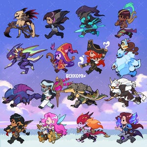Legends on the Run Sticker| League of Legends 8X8cm | Vinyl image 4