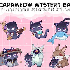 Scaramouche Cat Blind Bag | Keychain| 1.5 in