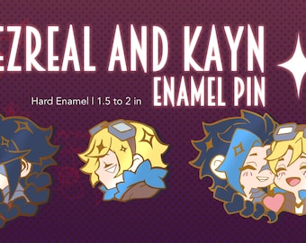 Ezreal and Kayn Hard Enamel Pins | League of Legends