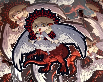 Chimäre Falin Sticker | 10x10cm | Vinyl