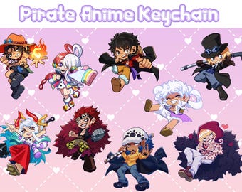 Pirate Anime Keychain