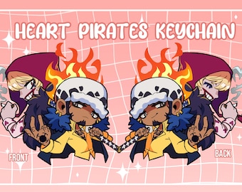 Heart Pirate Keychains