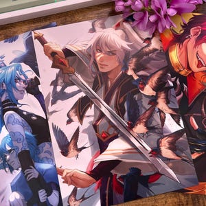 Impressions d'art League of Legends | Format A4 et carte postale