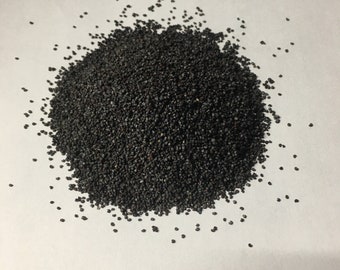 Black Poppy Seeds 'Papaver somniferum' - WASHED - Please read product description