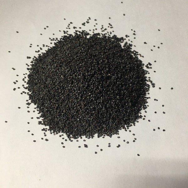 Poppy Seeds (Black) 'Papaver somniferum' - WASHED - Please read product description
