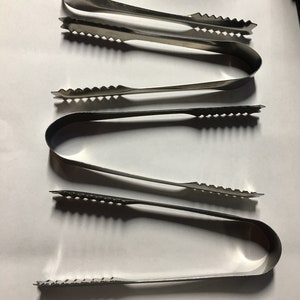 Metal Tongs Sets - Approximately 5.25&quot; (NEW)