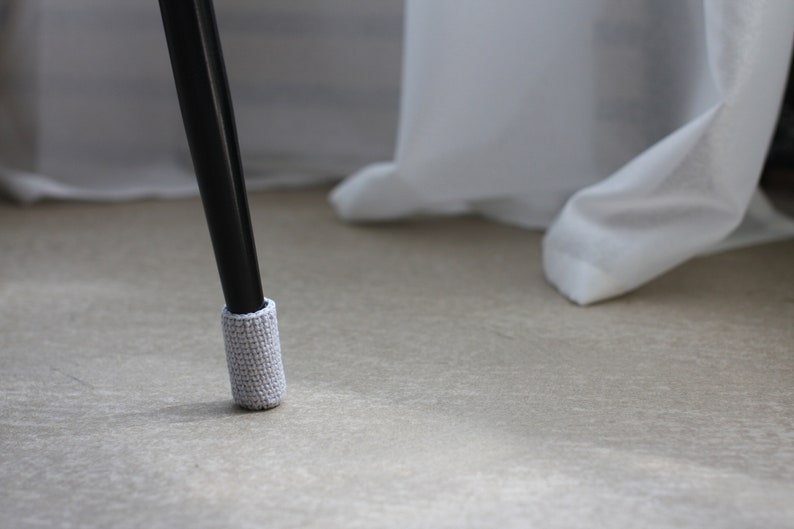 Crochet Chair / Furniture Socks, Floor Protectors for Aesthetic Dining Room Decor image 5