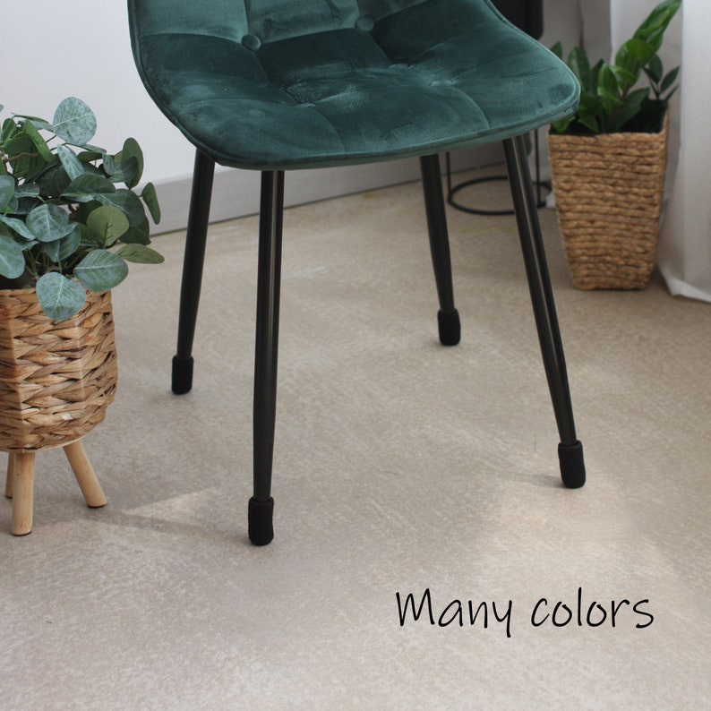 Crochet Chair / Furniture Socks, Floor Protectors for Aesthetic Dining Room Decor image 7