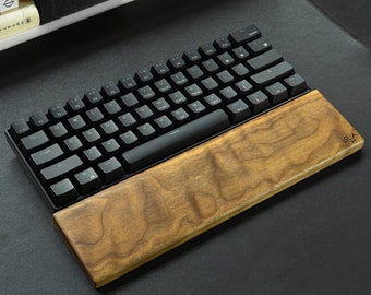 Wood Wrist Rest Special Edition  | Wooden keyboard rest reduces typing fatigue, personalized desk setup, each style is limited to one