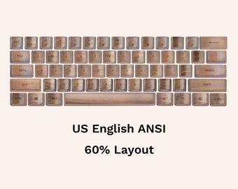 Walnut Keycaps