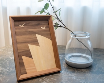 Wooden Art Artwork Wall Decor: Black Walnut, Beech, Ash, Birch, White Oak, Bass Wood