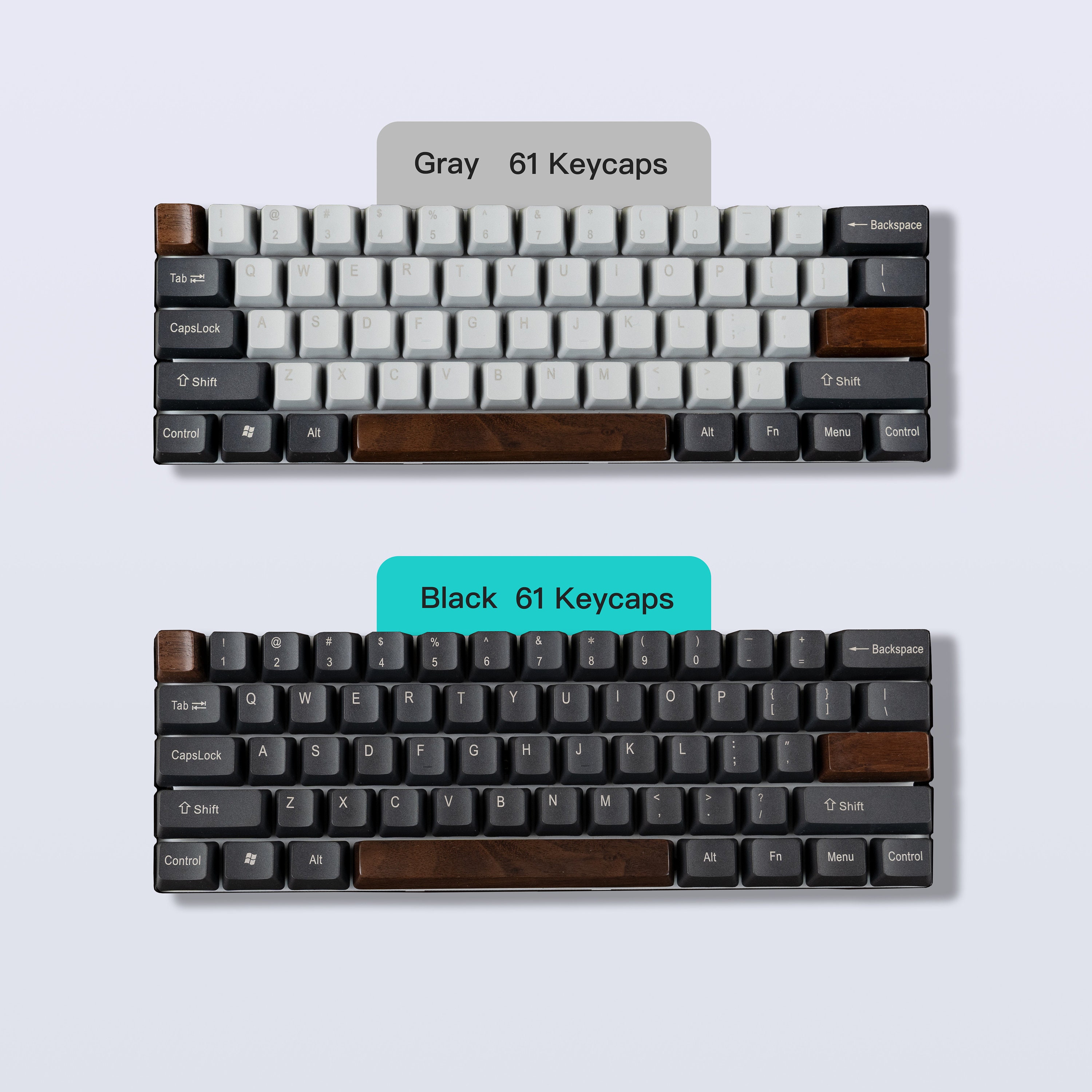 木製キーボードケース 60 レイアウト|Pok3r、Faceu60、Wooting 木製キーボードケース 60 レイアウト|Pok3r、Faceu60、Wooting