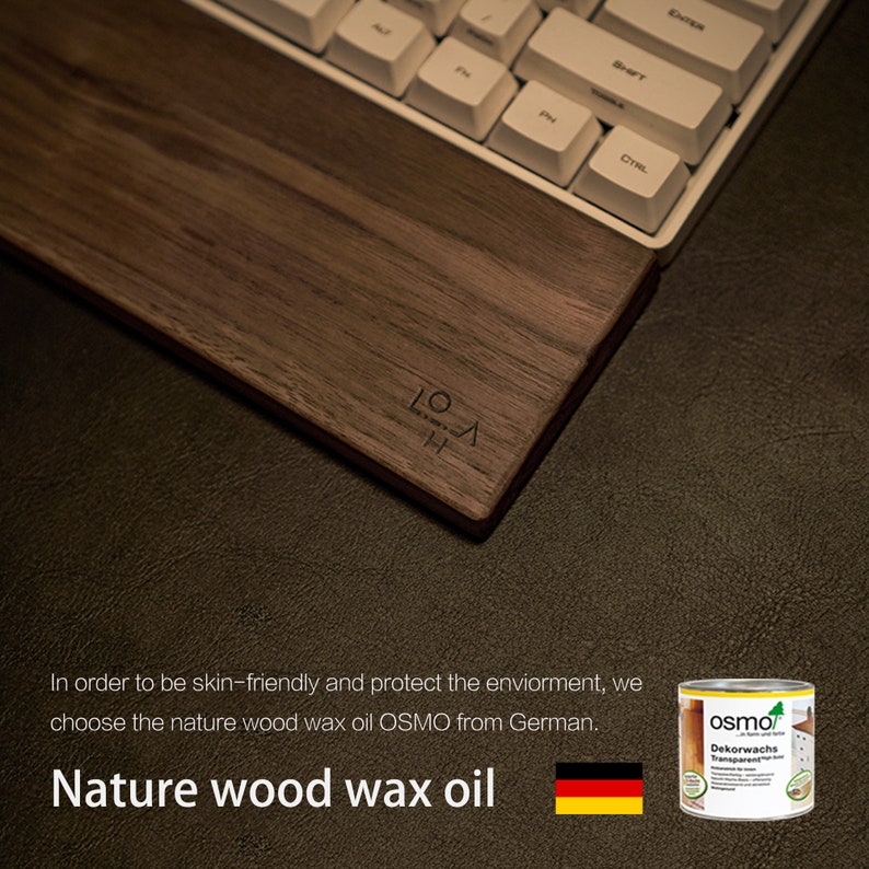 Wood Wrist Rest Pad Keyboard Support Cushion Etsy