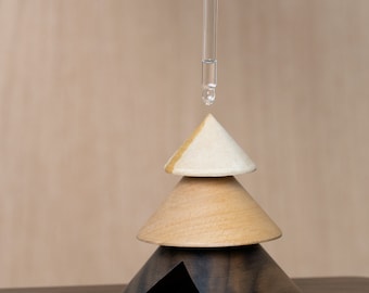 Wooden Essential Oil & Fragrance Diffuser Cones: Made from Black Walnut, Beech and Ash Wood