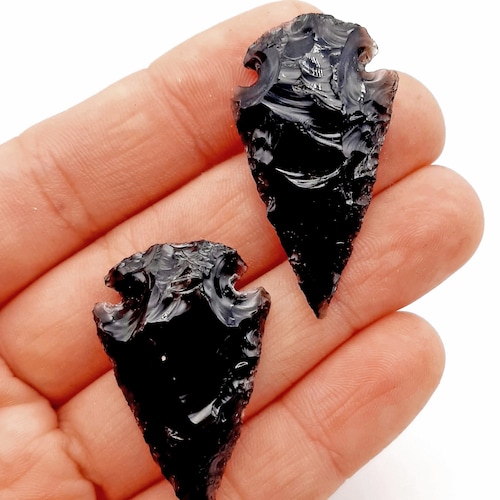 Opalite Arrowhead Carving Stone Crystal Carved Crystal Etsy