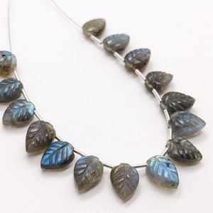 Natural Labradorite Briolette Leaf, Briolette, Leaf, Labradorite Top Drilled Gemstone Beads, Natural Gemstone Briolette