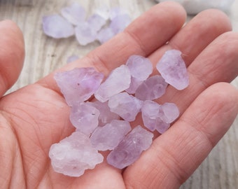 Raw Amethyst, Small Pieces, Mini Crystals Choose 2 oz 4 oz or 8 oz Rough Natural Amethyst Nuggets from Brazil