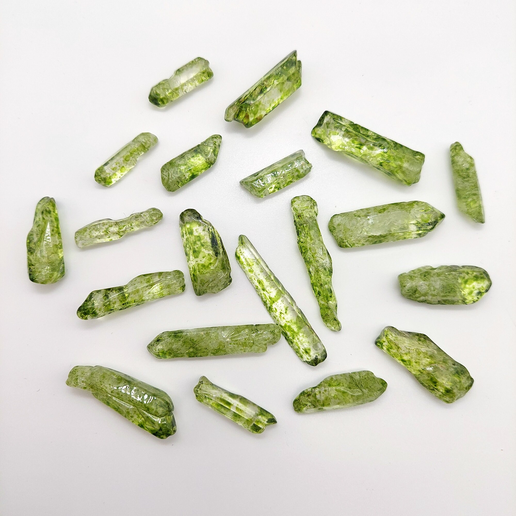 Perline In Pietra Naturale Di Quarzo Muschio, Rotonde, Sfuse, Per Collane Fai Da Te, Bracciali, Gioielli, 38,1 Cm (6 Mm - Foto 11