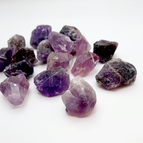 Natural Raw Amethyst Chunks, Large Amethyst Nugget, Amethyst Raw Crystal, Centre Drilled Beads