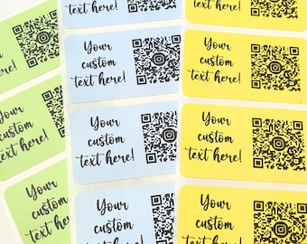 Benutzerdefinierter QR-Code Aufkleber Instagram Qr Code Etiketten Benutzerdefinierter Text Facebook Qr Code Danke Aufkleber Rosa Qr Code benutzerdefinierter Aufkleber für kleine Unternehmen