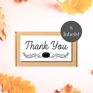 Thermal Label Template PNG Digital Label Thank You Sticker Small Business Packaging Supplies Customer Order Sticker Bundle Digital Download