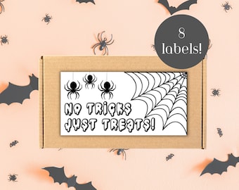 Halloween Verpackungsaufkleber: Kleine Geschäft Thermoetiketten (PNG, JPG)