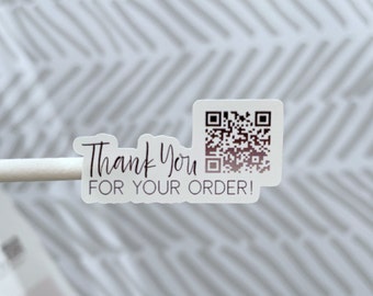small qr code stickers