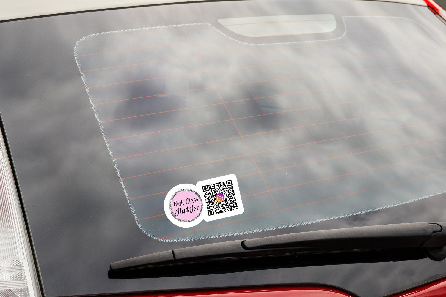Custom QR Code Sticker Die Cut Small Business Packaging Supplies Logo ...