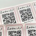 Custom QR Code Review Sticker Product Label Personalized Small Business ...