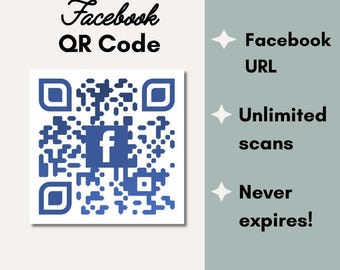 Benutzerdefinierter QR-Code Facebook Business Page Scan to Follow Unlimited Scanning Social Media Code
