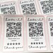 Custom QR Code Review Sticker Product Label Personalized Small Business ...