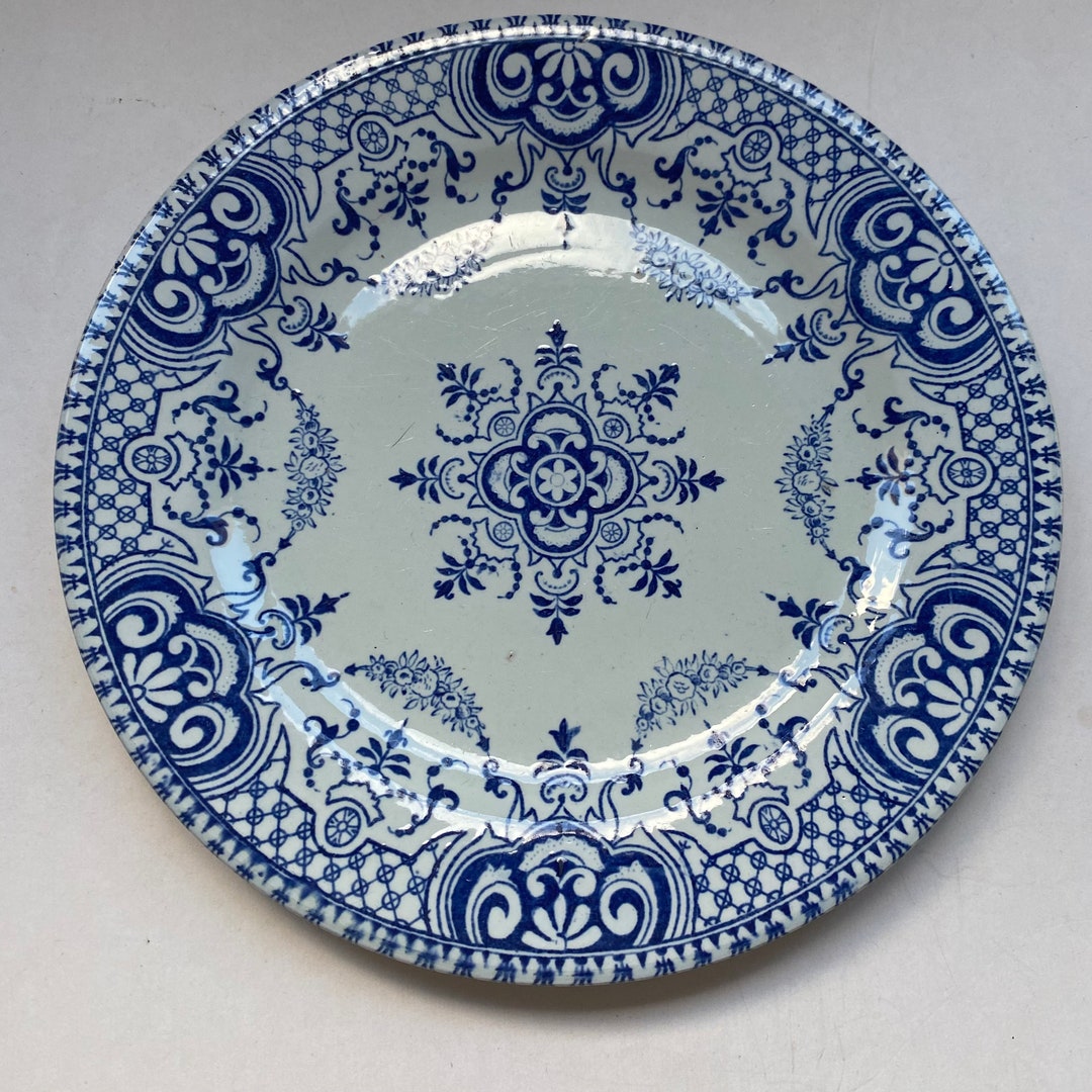 Gien Plate Late 19th Etsy