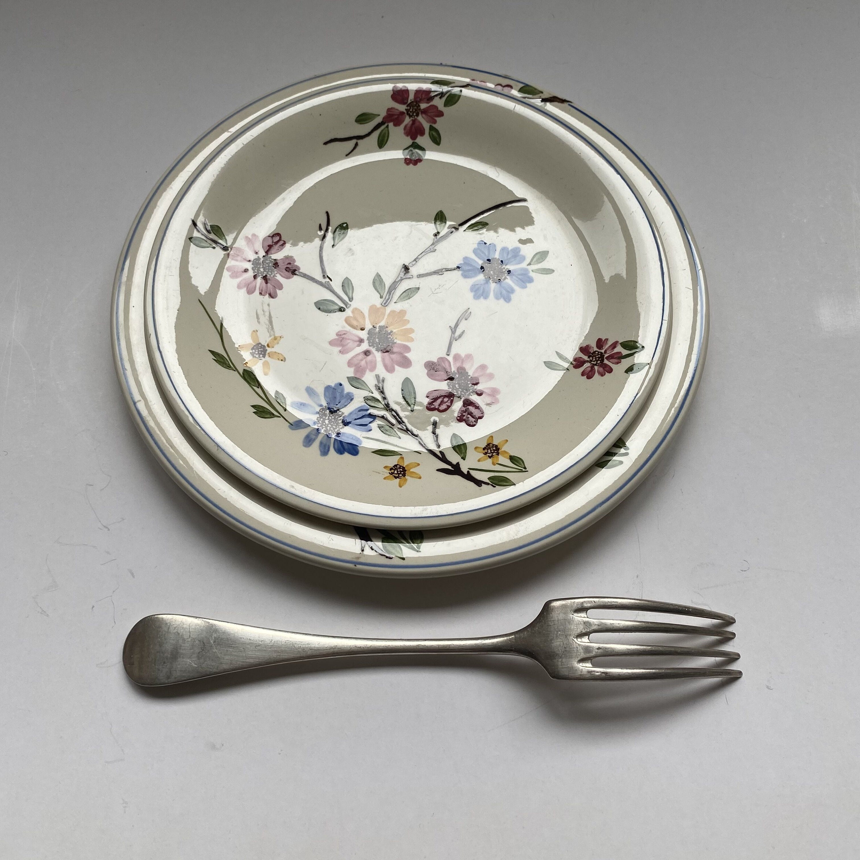 Small Sarreguemines Plate From the 1930s - Etsy