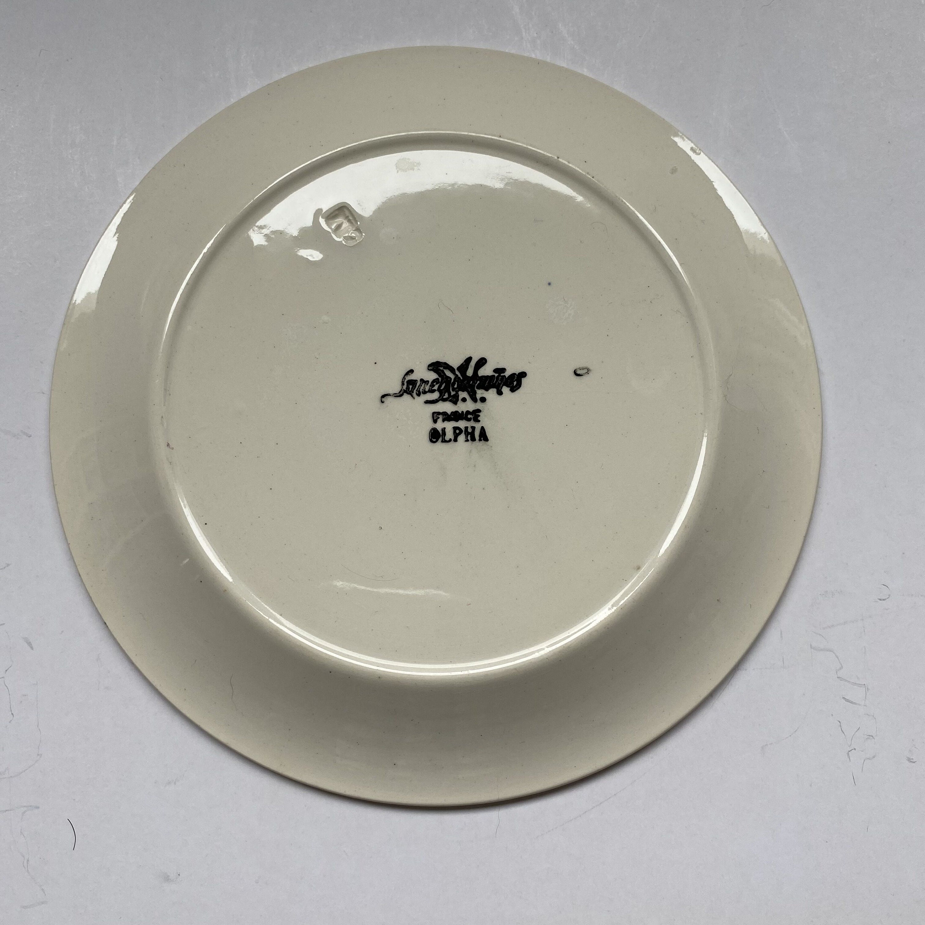は自分にプチご褒美を the From Plate Sarreguemines Small 1930s Etsy - アンティーク雑貨