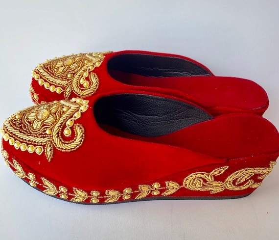 velvet party shoes