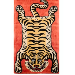 Oriental Tiger Rug - Etsy