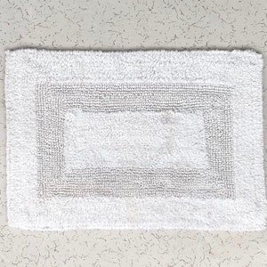 Bath Mat-Hand Made 100% Cotton Ultra Soft and Absorbent Shower Rugs-Pure Cotton Mats Natural-Cotton Rug-Rectangle Mat-Eco Friendly image 4