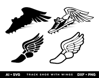 Trackschoen met vleugels