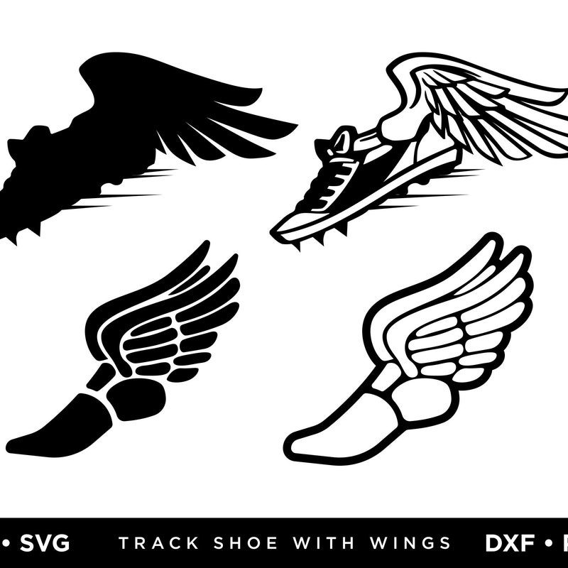 Track Shoe With Wings - Etsy