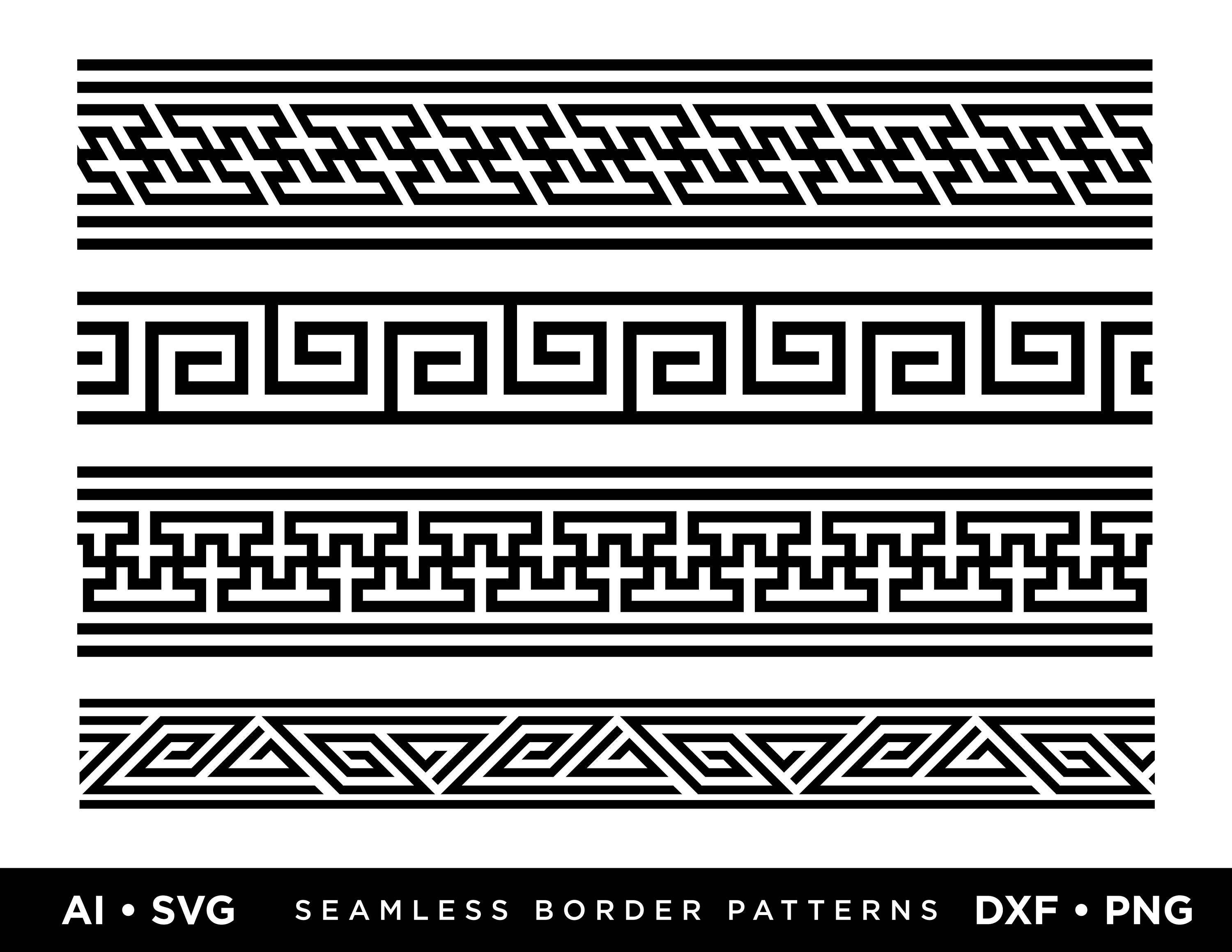 Seamless Boder Patterns - Etsy