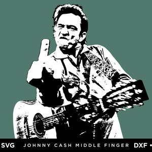 Johnny Cash Middle Finger