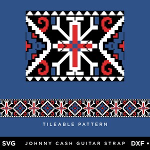 Johnny Cash Guitar Strap