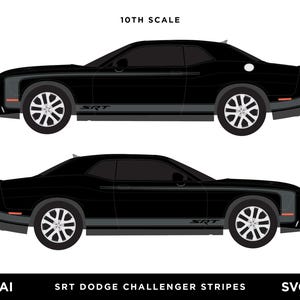 SRT Dodge Challenger Streifen
