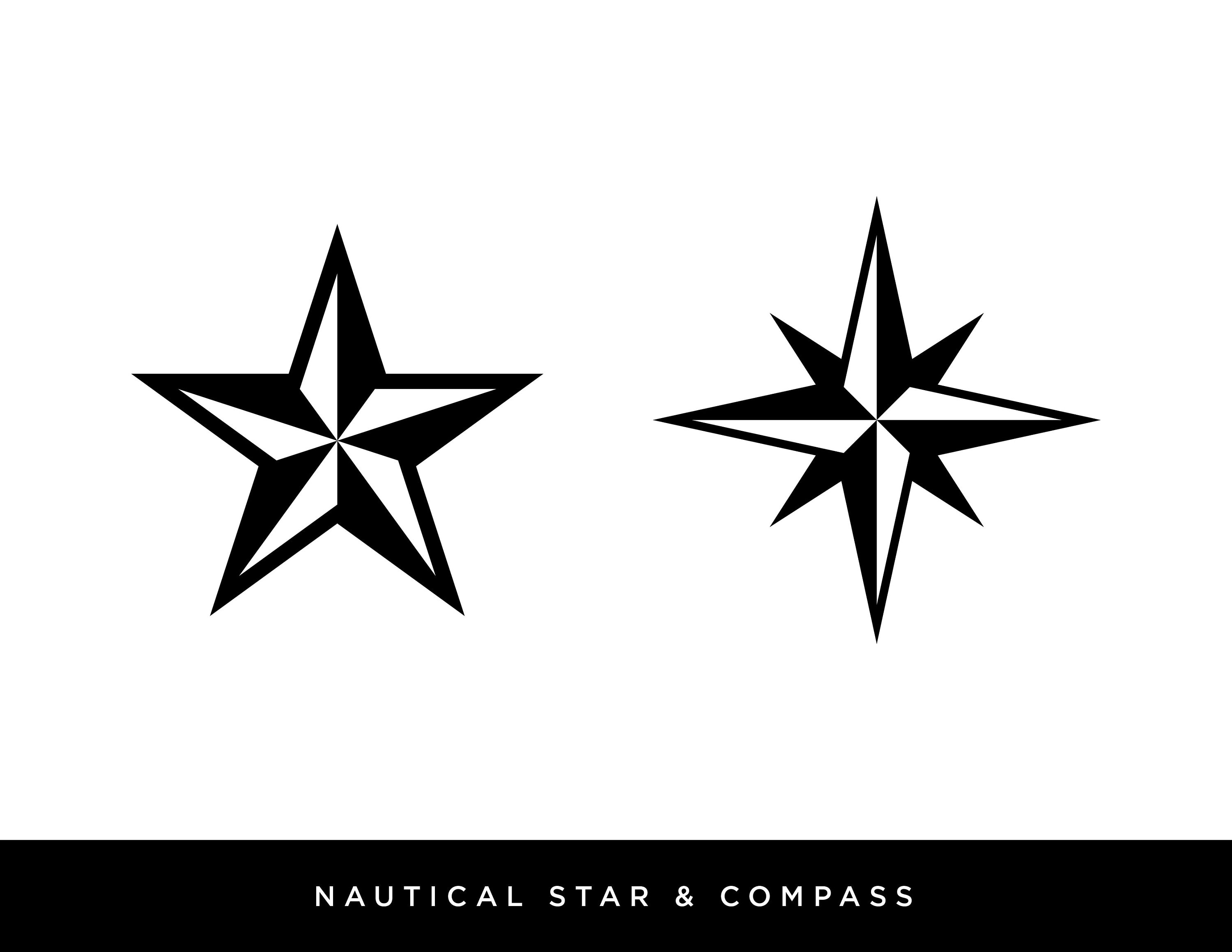 Nautical Star & Compass - Etsy Norway
