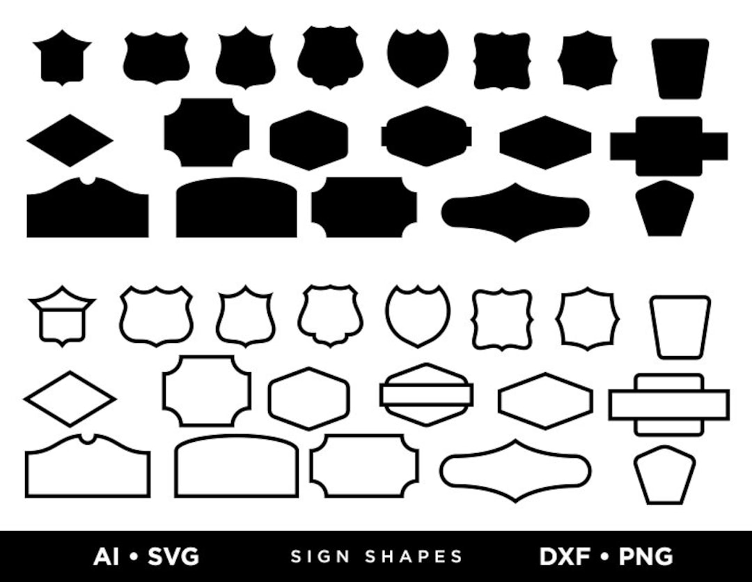 Sign Shapes - Etsy Sign Shapes - Etsy