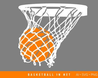 Basketbal in Net